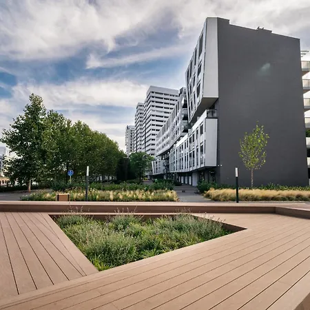 아파트 Amber & Wood 5 Min To Old Town Parking River View & Balcony By Uniquerent 브로츠와프